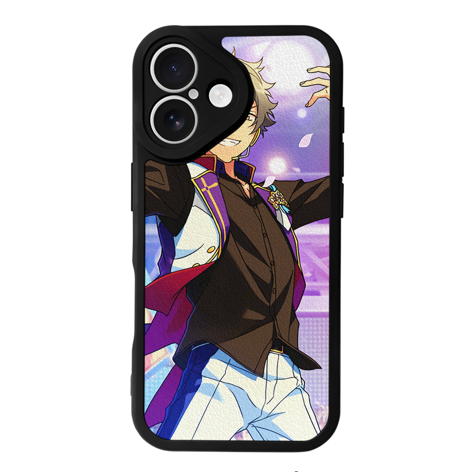 （画像用） あんさんぶるスターズ! Ensemble Stars 【iPhone 16シリーズ対応】シリコンスマホケース（レザー調） 材質：シリコン